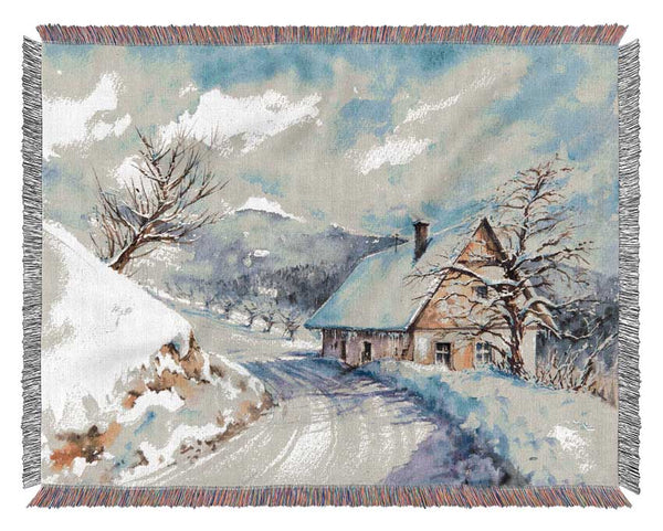 The Winter Retreat Woven Blanket