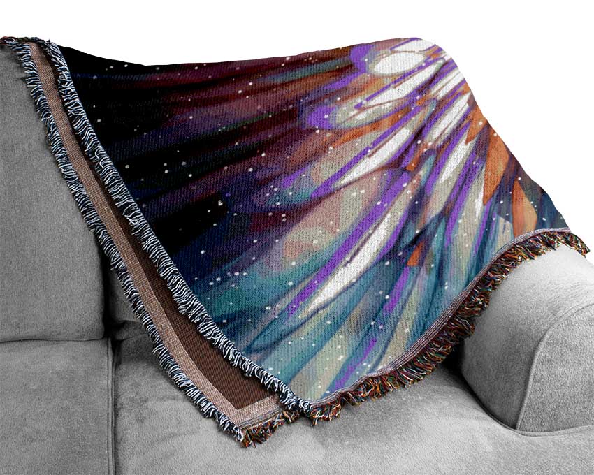 The Spiral Into The Void Woven Blanket
