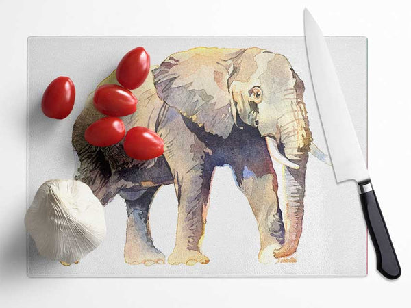 Humble Elephant Glass Chopping Board