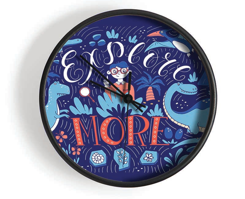 Explore More Clock - Wallart-Direct UK