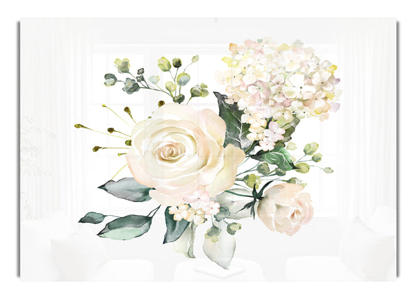 Hellrosa Rosen-Display