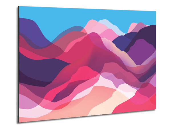 The Mountain Spectrum Metal Print