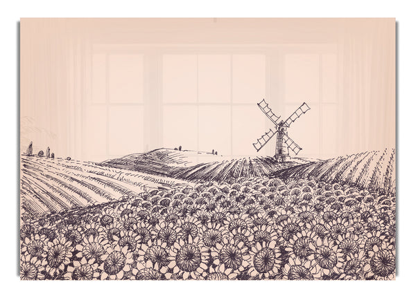 Sunflower Windmill