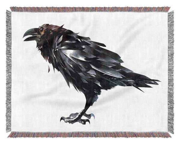 The Black Crow Woven Blanket