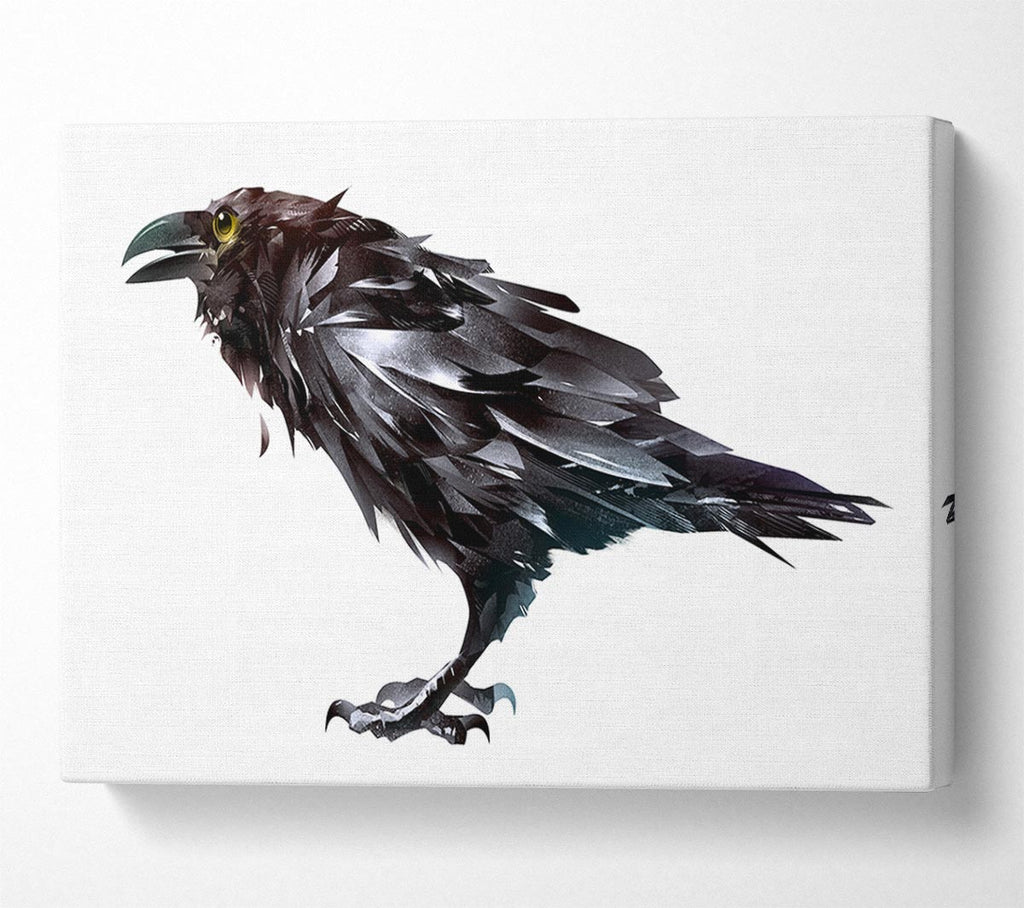 Picture of The Black Crow Canvas Print Wall Art