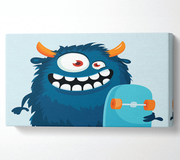 Monster-Skateboarder