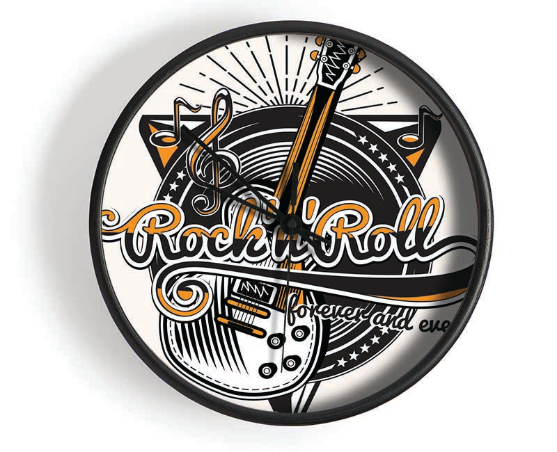 Rock N Roll Fifties Clock - Wallart-Direct UK