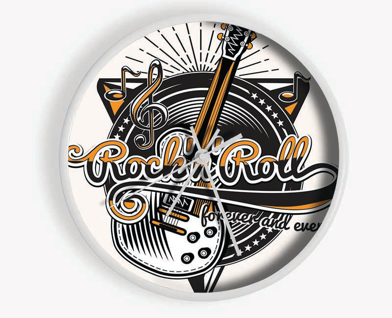 Rock N Roll Fifties Clock - Wallart-Direct UK