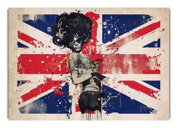 Union Jack, Frau, Seite