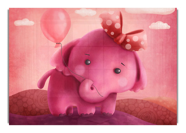 Der rosa Elefantenballon
