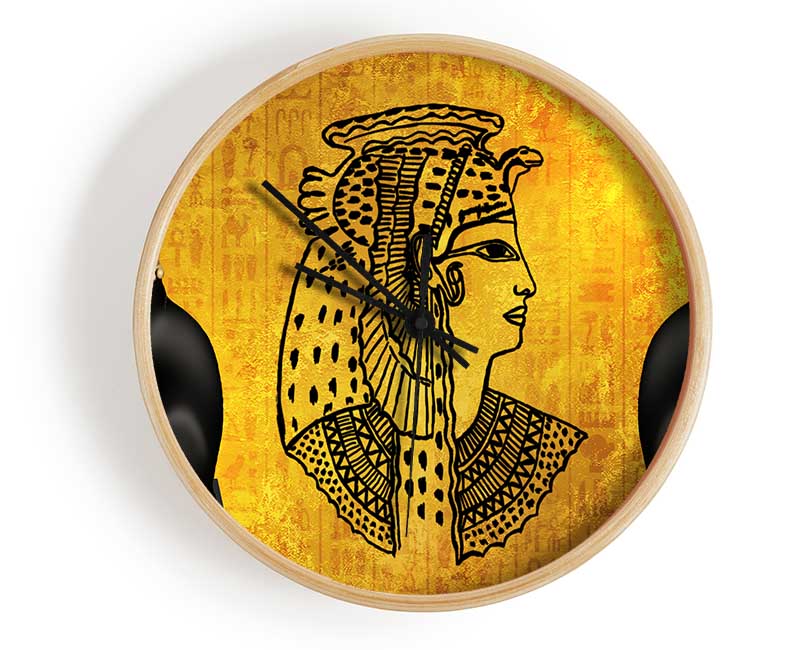 Egyptian Goddess Clock - Wallart-Direct UK