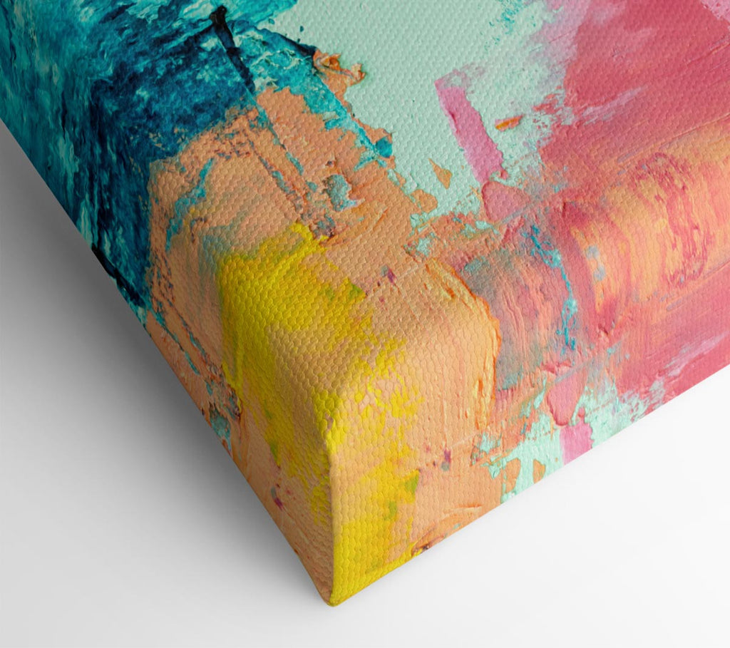 Picture of Texture Of Paint Media Canvas Print Wall Art
