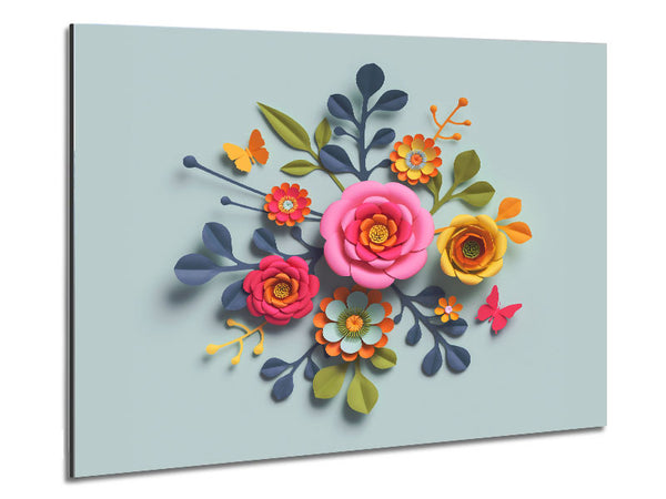 Dreidimensionale Blumen