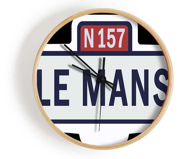 Le Mans Race Sign Clock - Wallart-Direct UK