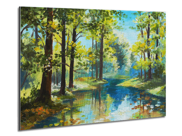 Der Wald malt grün