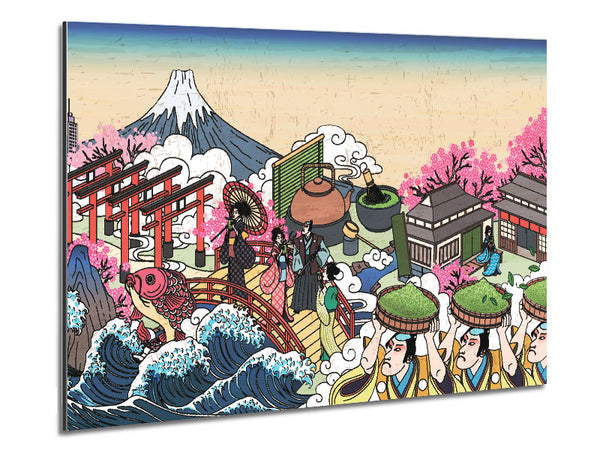 Japanische Collagenkunst
