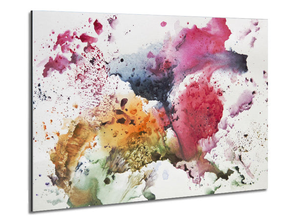 The Ink Explosion Metal Print