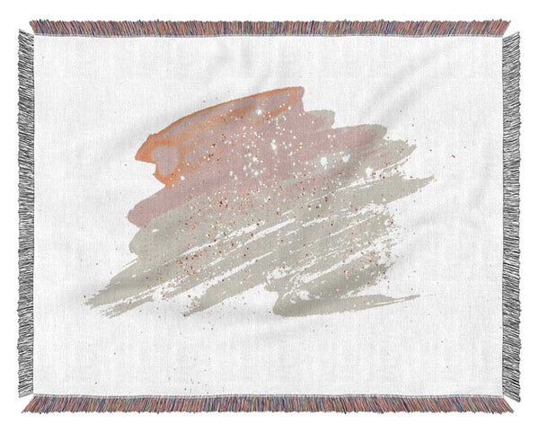 Pink Scribble Woven Blanket