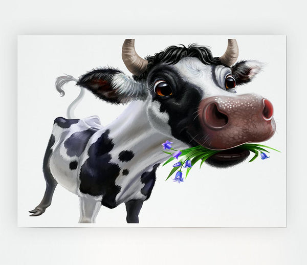 The Big Cow Munch Print Poster Wall Art
