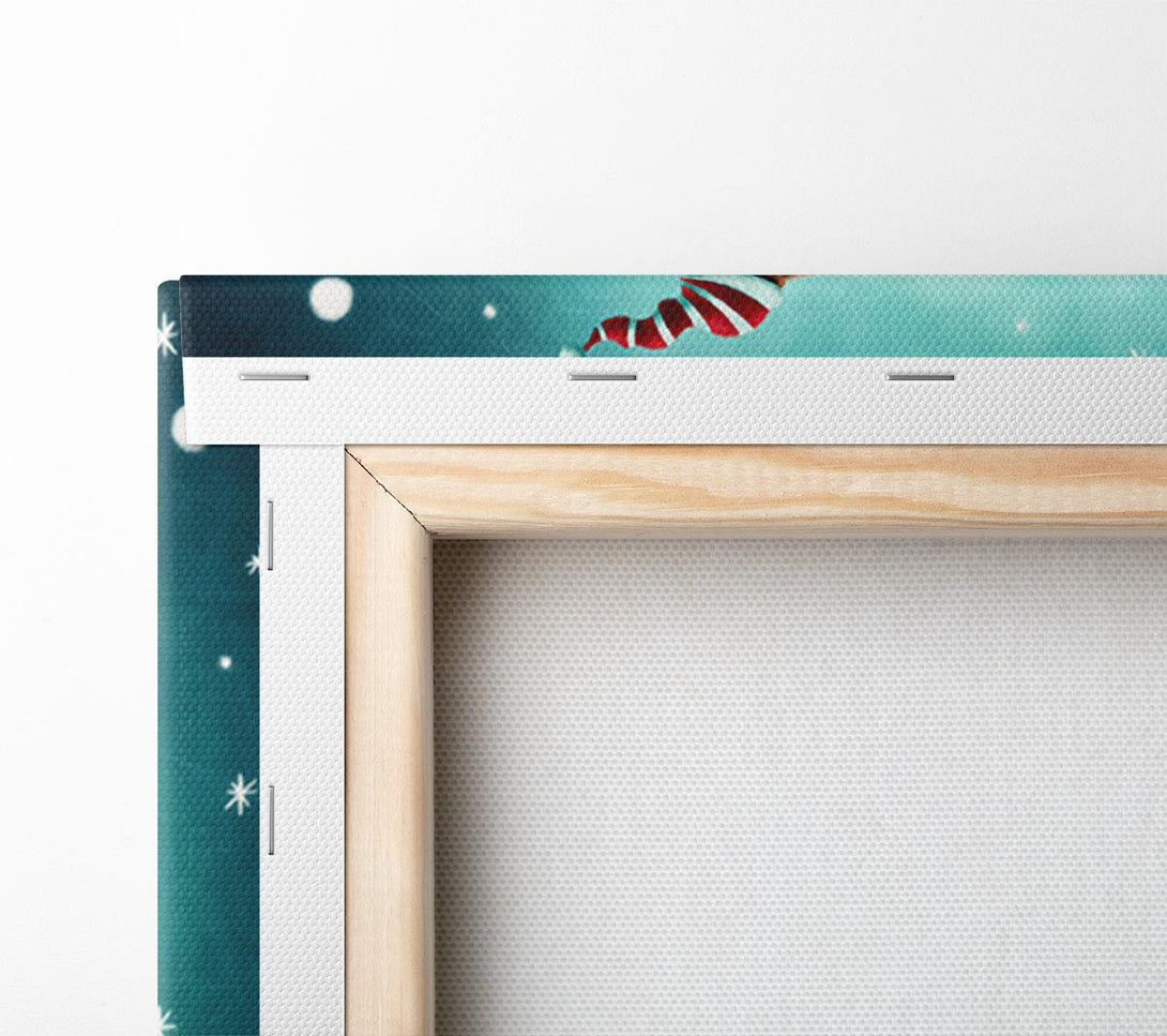  A Canvas Print of Little Bear And Robin Canvas Art