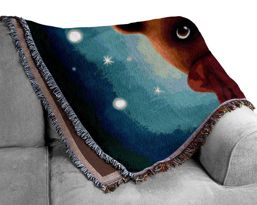Little Bear And Robin Woven Blanket