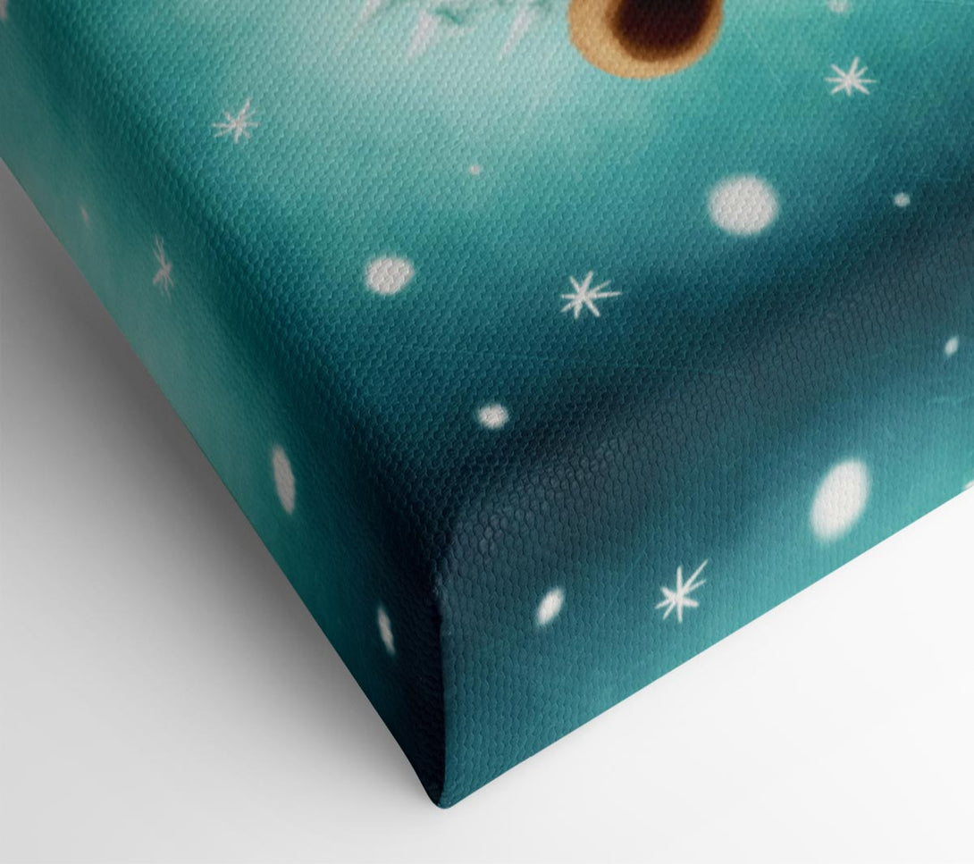  A Canvas Print of Little Bear And Robin Canvas Art