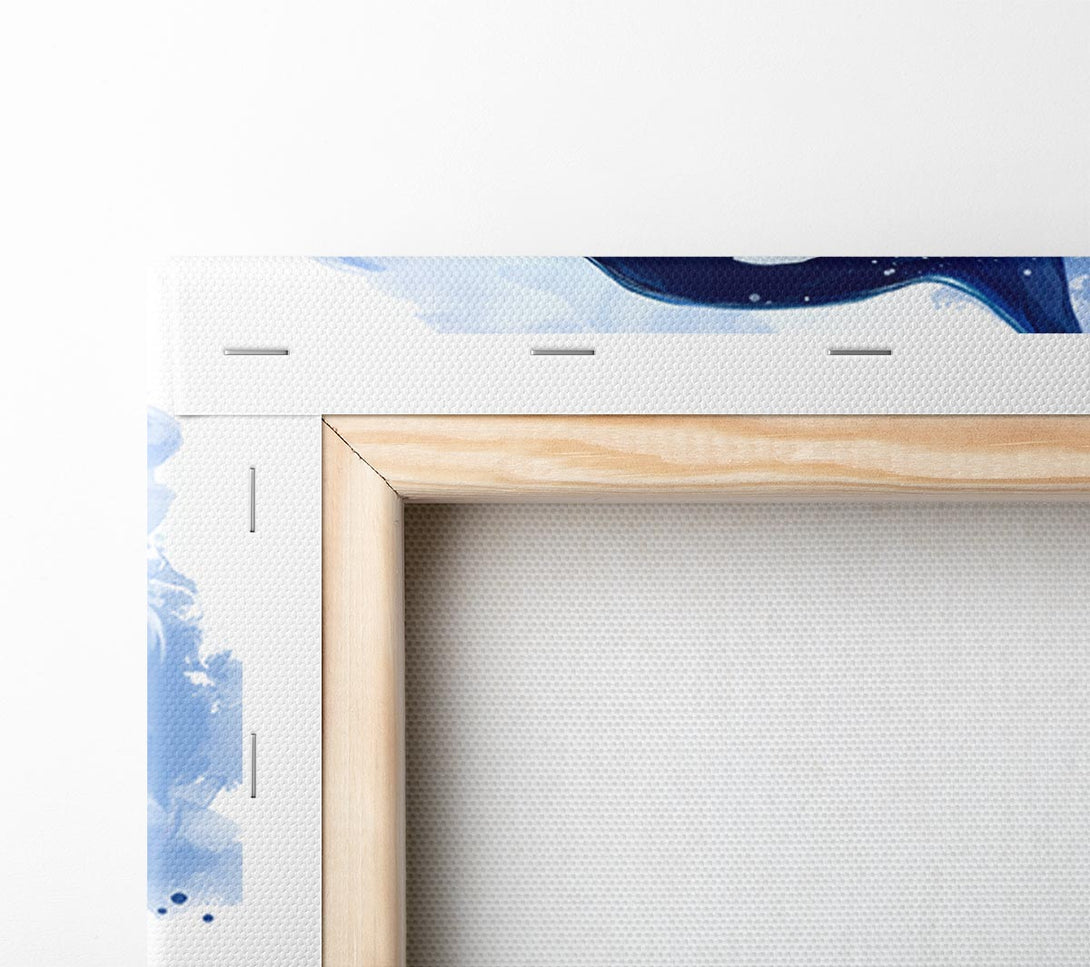  A Canvas Print of Orca Mother And Baby Canvas Art