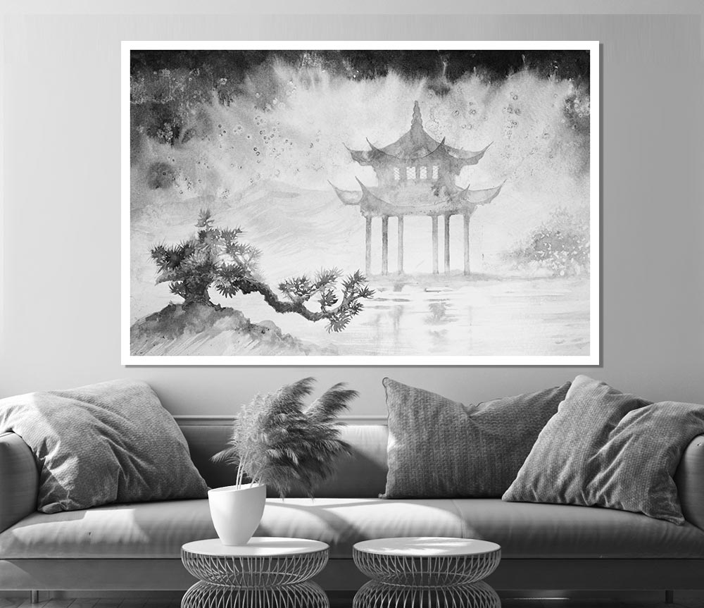 Japanese Architecture Print Poster Wall Art