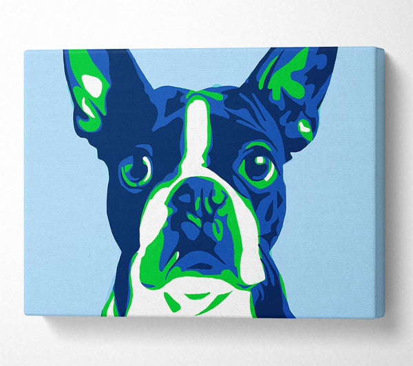  A Canvas Print of The French Bulldog Pop Art Canvas Print