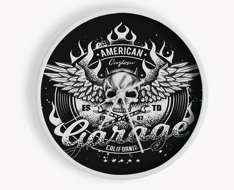 American Custom Garage Clock - Wallart-Direct UK