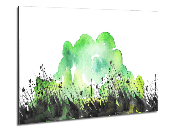 Im Gras Grün