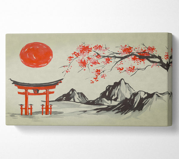 Ethnische japanische Sonne