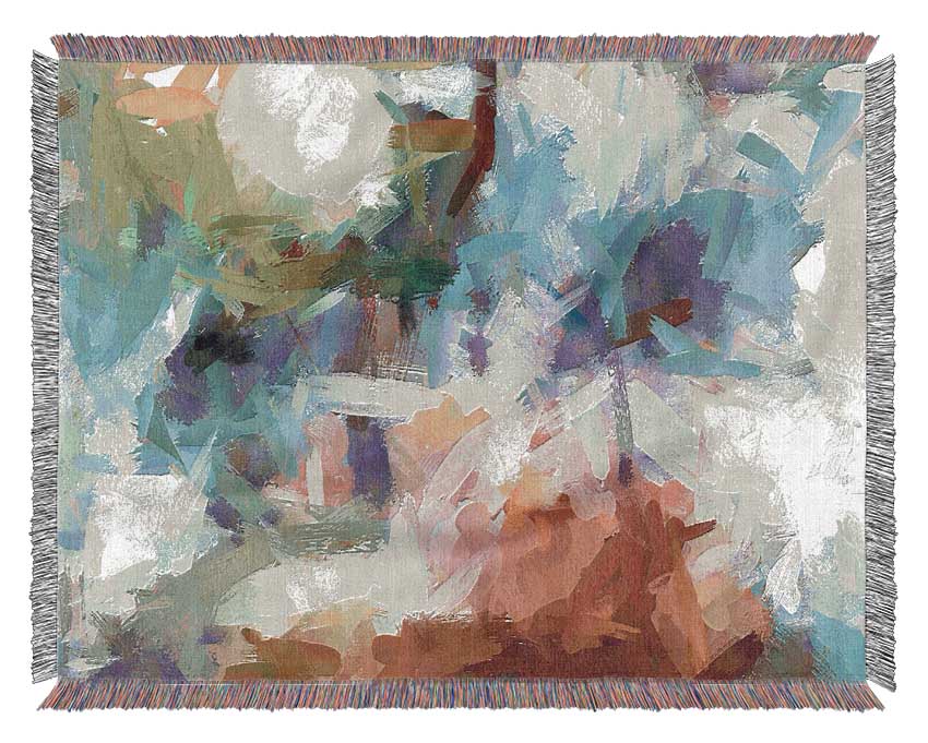 Strong Strokes Of Brush Woven Blanket