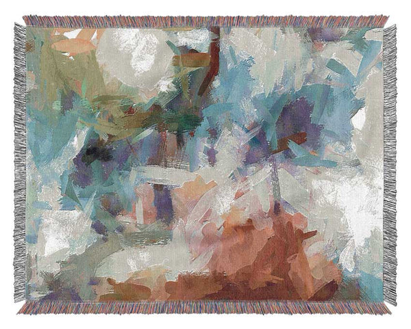 Strong Strokes Of Brush Woven Blanket