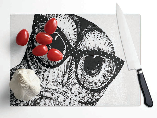 The Smart Owl Glass Chopping Board