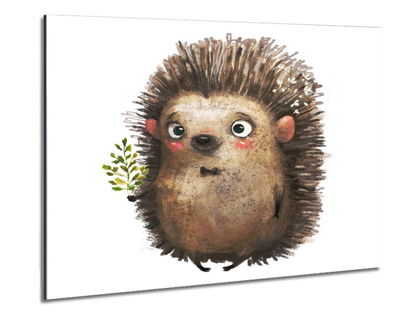 Igel mit Blumen