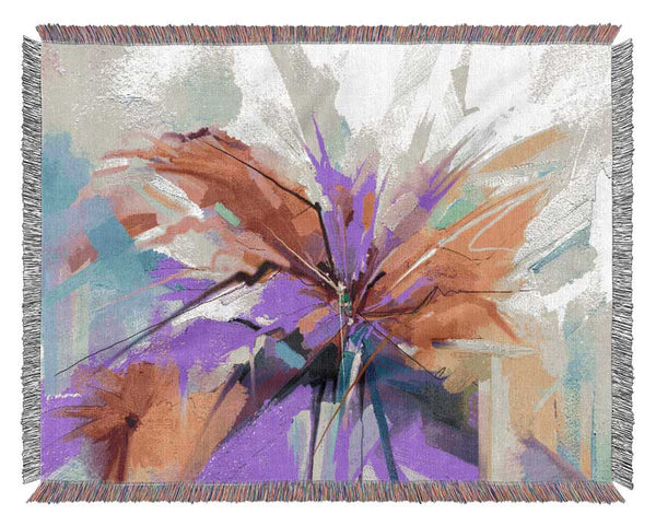Fractal Flower Woven Blanket