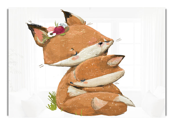 Fox Family Cuddle