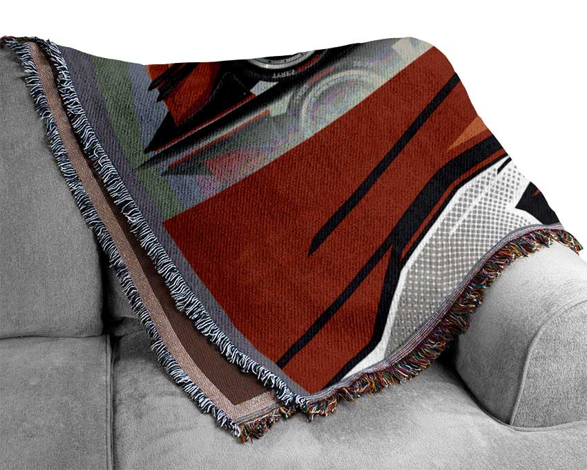 Super Car Racer Woven Blanket