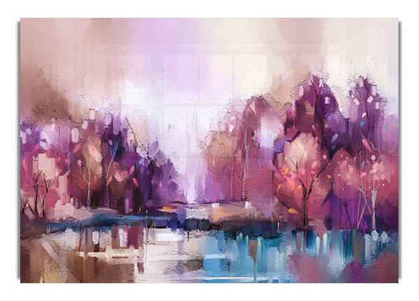 Nasses Wetter Lilac Forest