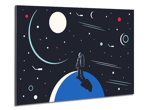 Looking Out Into The Universe Metal Print