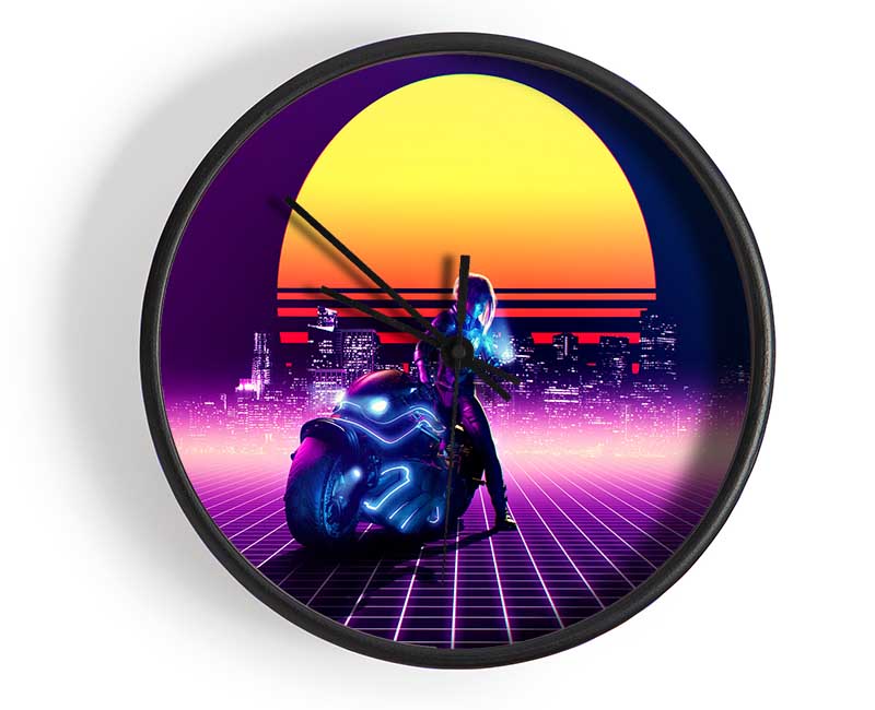 The Future Motorbike Clock - Wallart-Direct UK