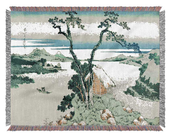 Split Tree Woven Blanket