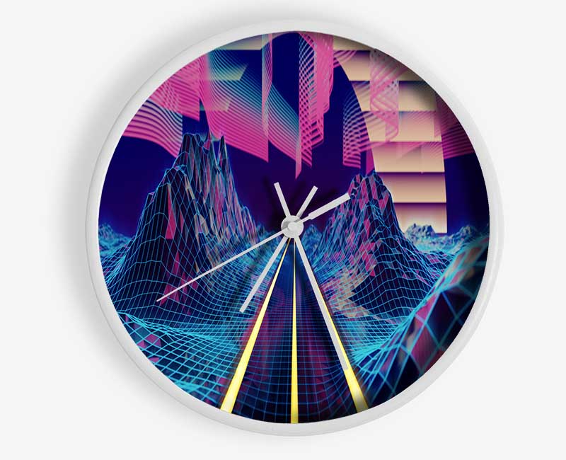 Road To The Future Clock - Wallart-Direct UK
