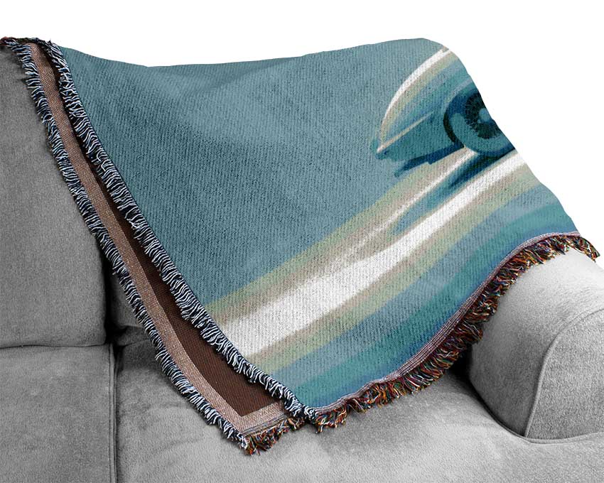 E-Type Jaguar Classic Woven Blanket