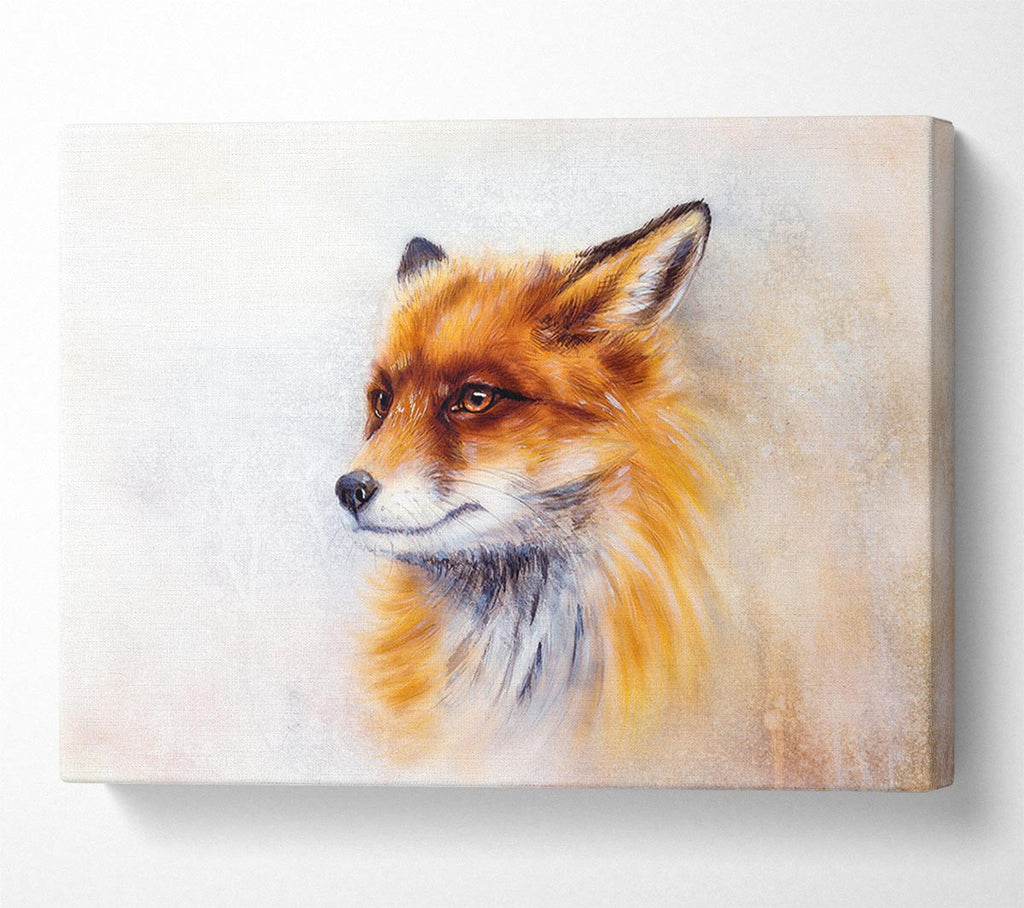 Picture of Fox Head Beauty Canvas Print Wall Art
