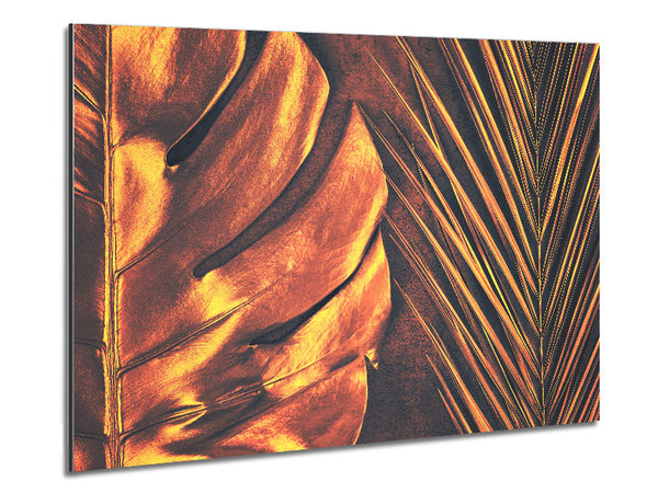 The Gold Leaf Metal Print