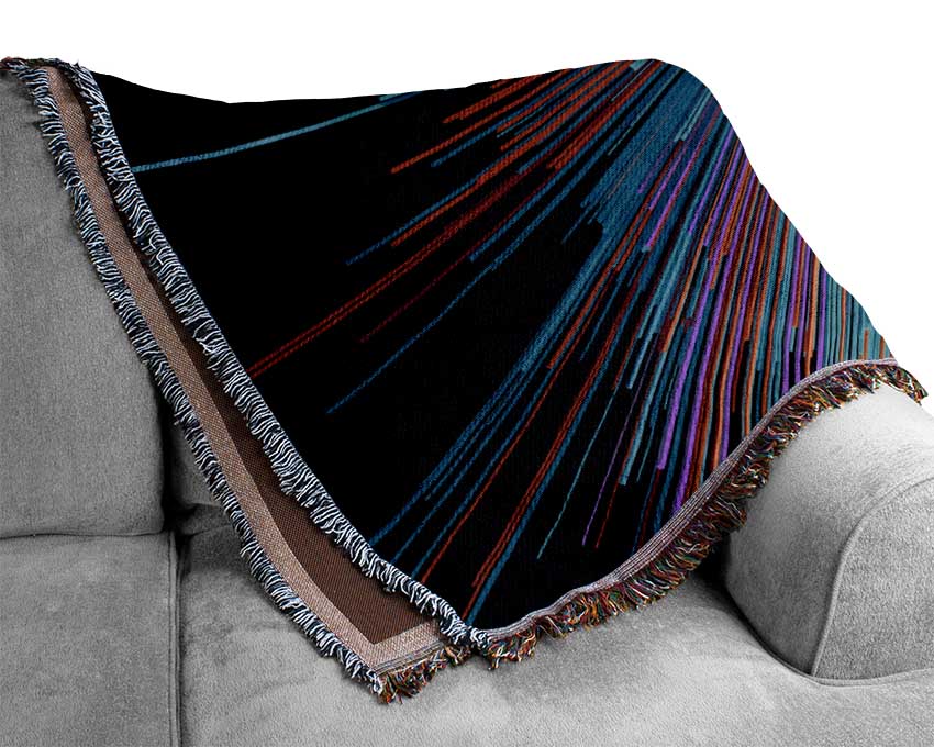 Spectrum Lines Woven Blanket