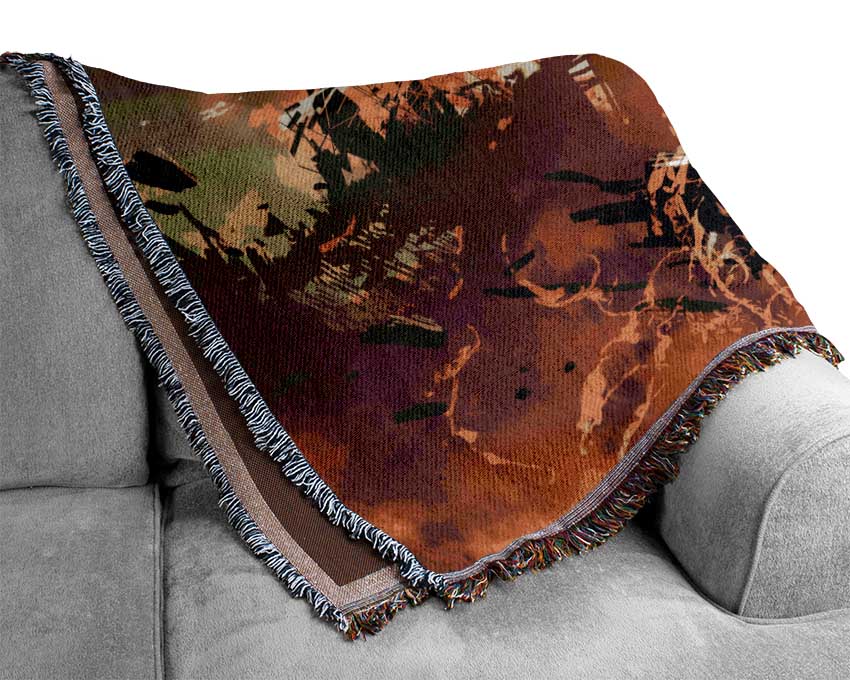 The Phoenix Rises Woven Blanket