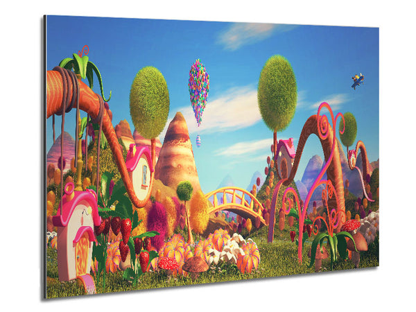 The Abstract Wonderland Metal Print